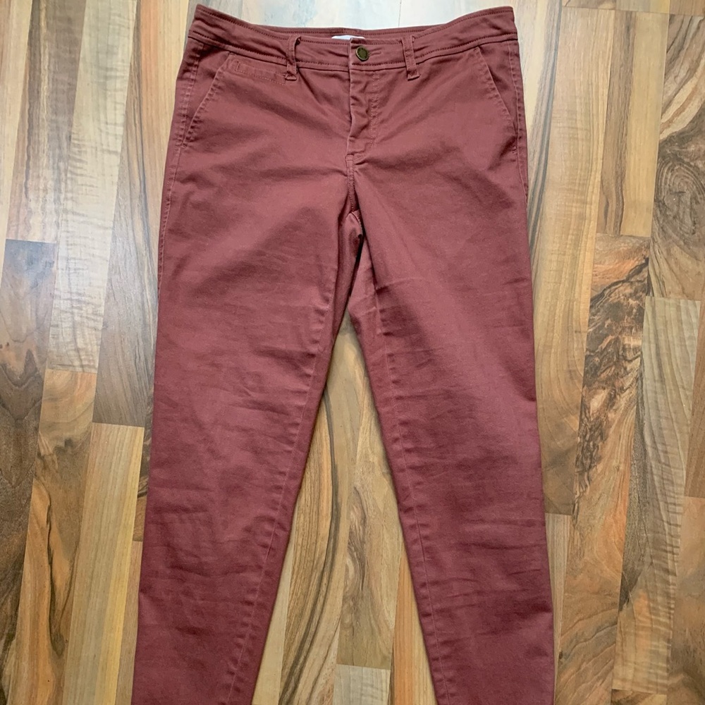 Rusty Red Ankle Pants